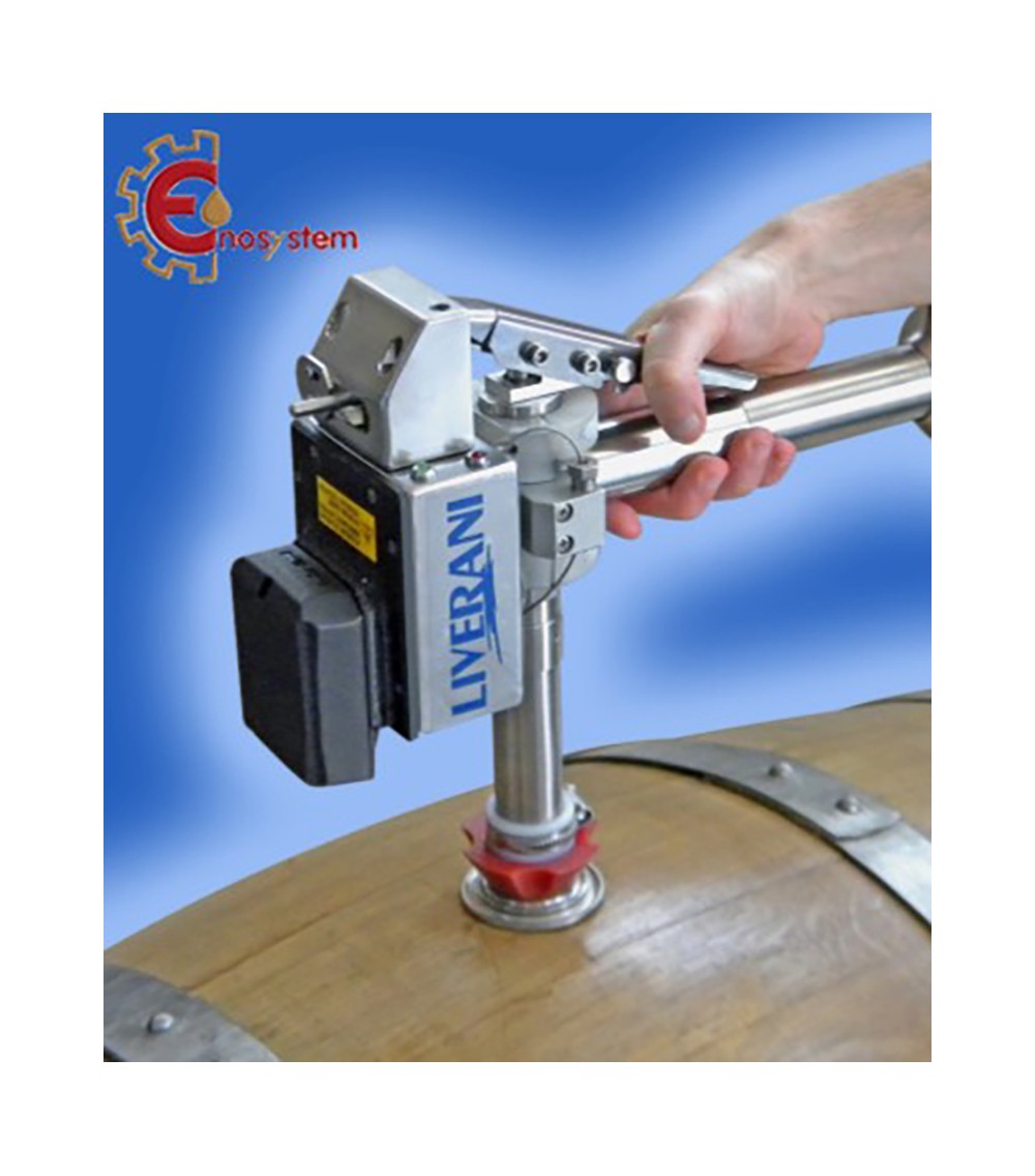 Valvola di non ritorno con pressostato per Pistola Riempi-Barrique Automatica Inox per Alimenti Liverani