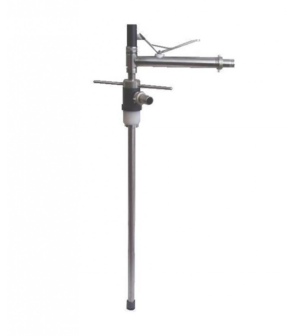 PISTOLA semiautomatica INOX RIEMPIMENTO e SVUOTAMENTO dal basso barrique foro D52d48