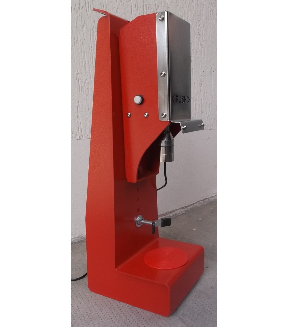 Tappatore semiautomatico per tappi corona elettrico/pneumatico