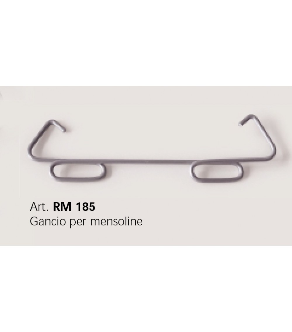 GANCIO PER MENSOLINE INOX pz scatola 500