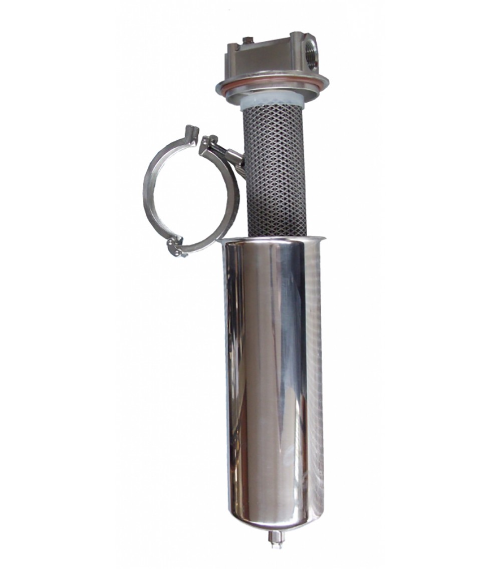 PORTAFILTRI Housing ACCIAIO INOX AISI 316 per PREFILTRAZIONE VACCUMM e a PRESSIONE