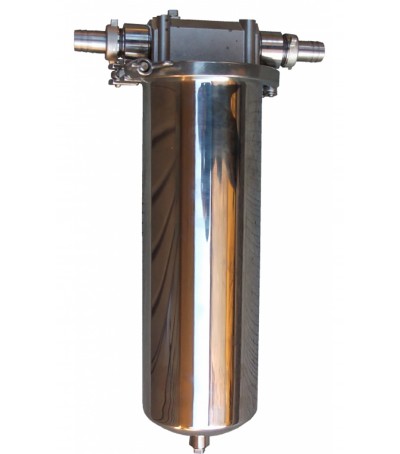 PORTAFILTRI Housing ACCIAIO INOX AISI 316 per PREFILTRAZIONE VACCUMM e a PRESSIONE