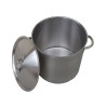 PENTOLA acciaio inox fondo piano est/interno satinato 36 LT - d36h36