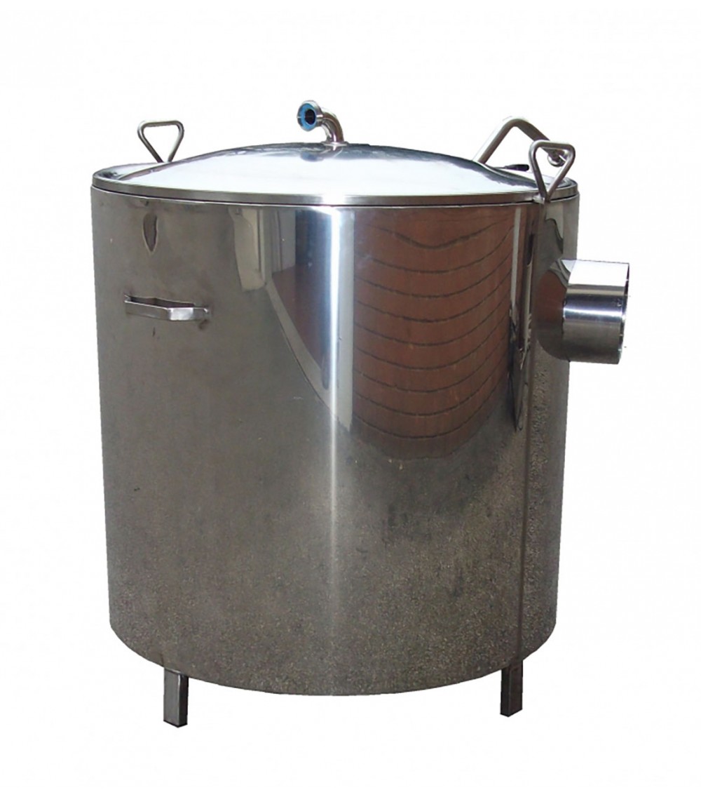 CUOCITORE 160 lt per cottura e filtrazione birra, completo di fornacetta, caldaia bruciatore e griglia. CUOCITORE 160 lt per cottura e filtrazione birra, completo di fornacetta, caldaia bruciatore e griglia.