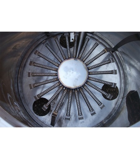 PASTORIZZATORE Kw34 -  Fornacetta non coibentata inox - Kg 100