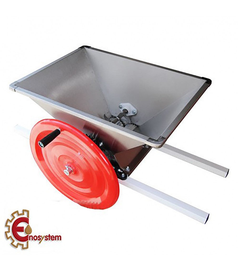 Pigiafrutta Manuale con tramoggia in Inox AISI 304 Prod. 500 - 700 Kg / h Pigiafrutta Manuale con tramoggia in Inox AISI 304 Prod. 500 - 700 Kg / h