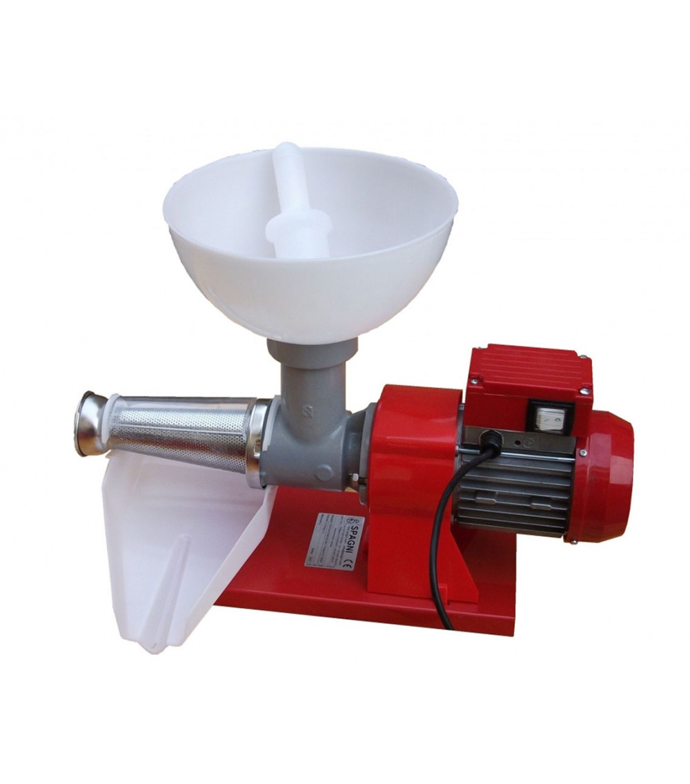 PASSAPOMODORO a motore inox – corpo e vite in ghisa - Prod. 200kg/h