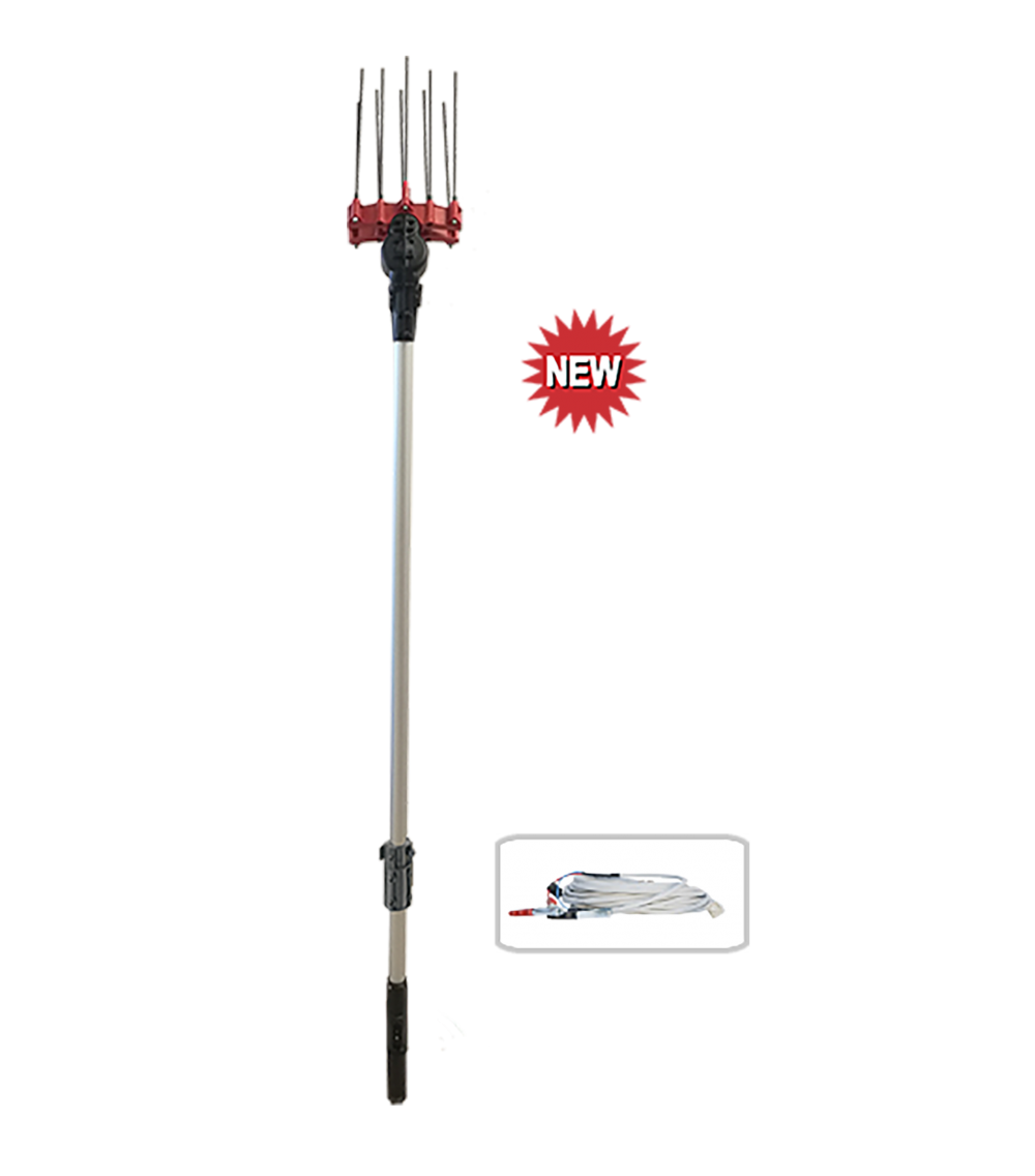 Scuotitore Elettrico 12 Volt con asta telescopica L. 1850/2750 mm. +1 mt. prolunga Scuotitore Elettrico 12 Volt con asta telescopica L. 1850/2750 mm. +1 mt. prolunga