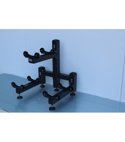 Porta Barriques 225 Lt ROTATIVO BIS - 3 posti - "a parete su 4 file" (Alluminio)