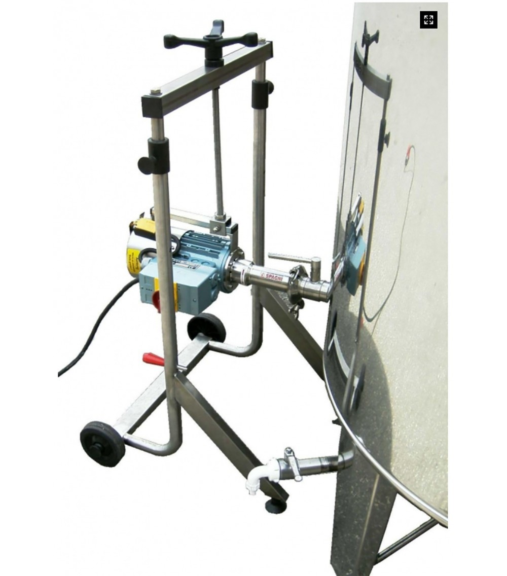 MISCELATORE a PALE RIENTRANTI ESTRAIBILE per cisterne piene - Trifase - rpm1400 x litri 50000 MISCELATORE a PALE RIENTRANTI ESTRAIBILE per cisterne piene - Trifase - rpm1400 x litri 50000