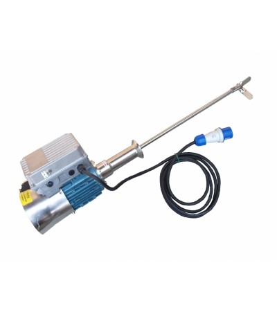 MISCELATORE a PALE RIENTRANTI ESTRAIBILE per cisterne piene - Trifase - rpm 1400 x litri 80000