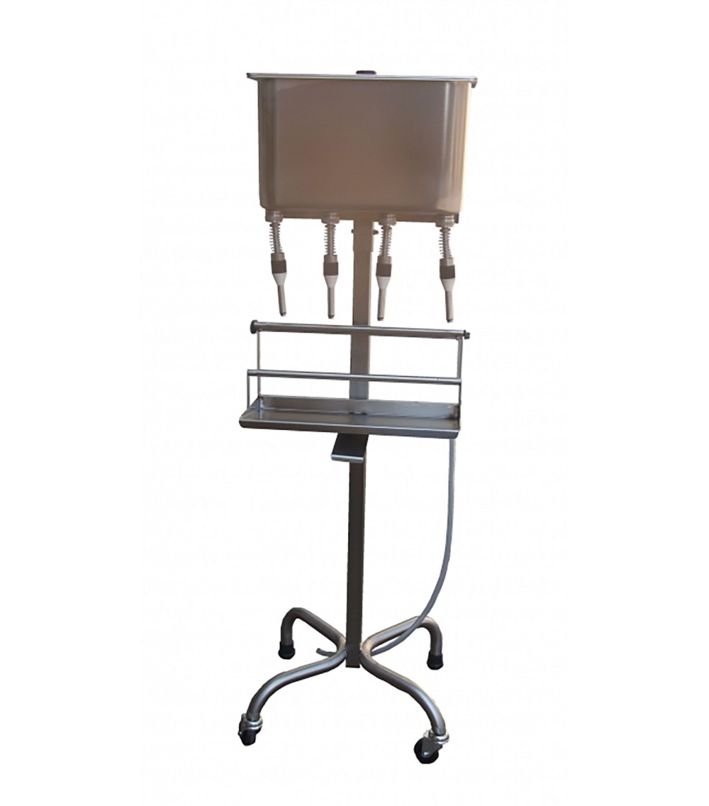 Riempitrice lineare alta, a gravità 4 posti