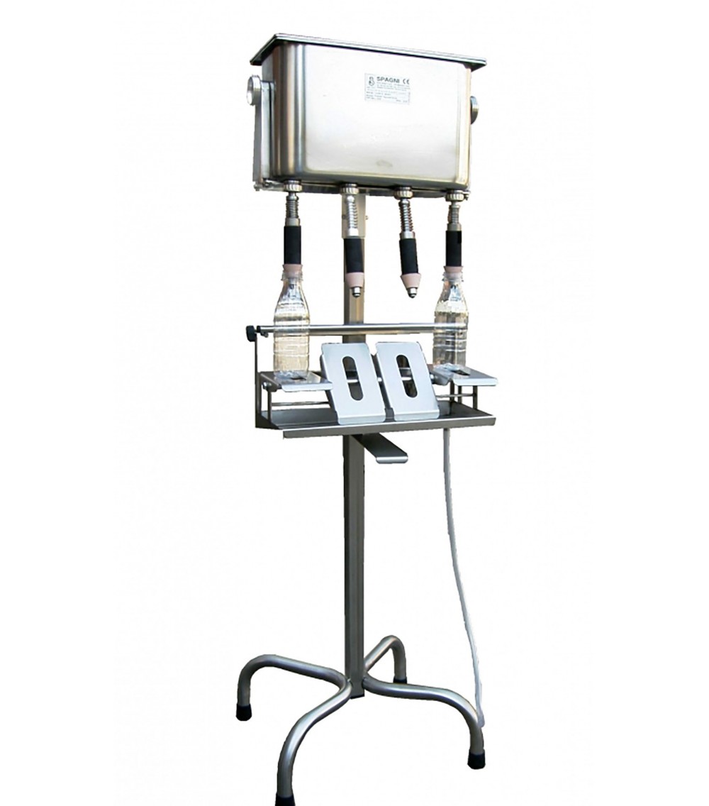 Riempitrice lineare alta 2 posti per riempimento di bottiglie o PET con latte