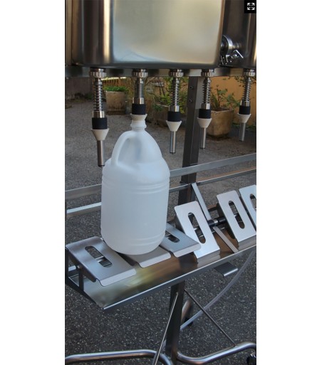 Riempitrice lineare alta 3 posti per riempimento di bottiglie o PET con latte