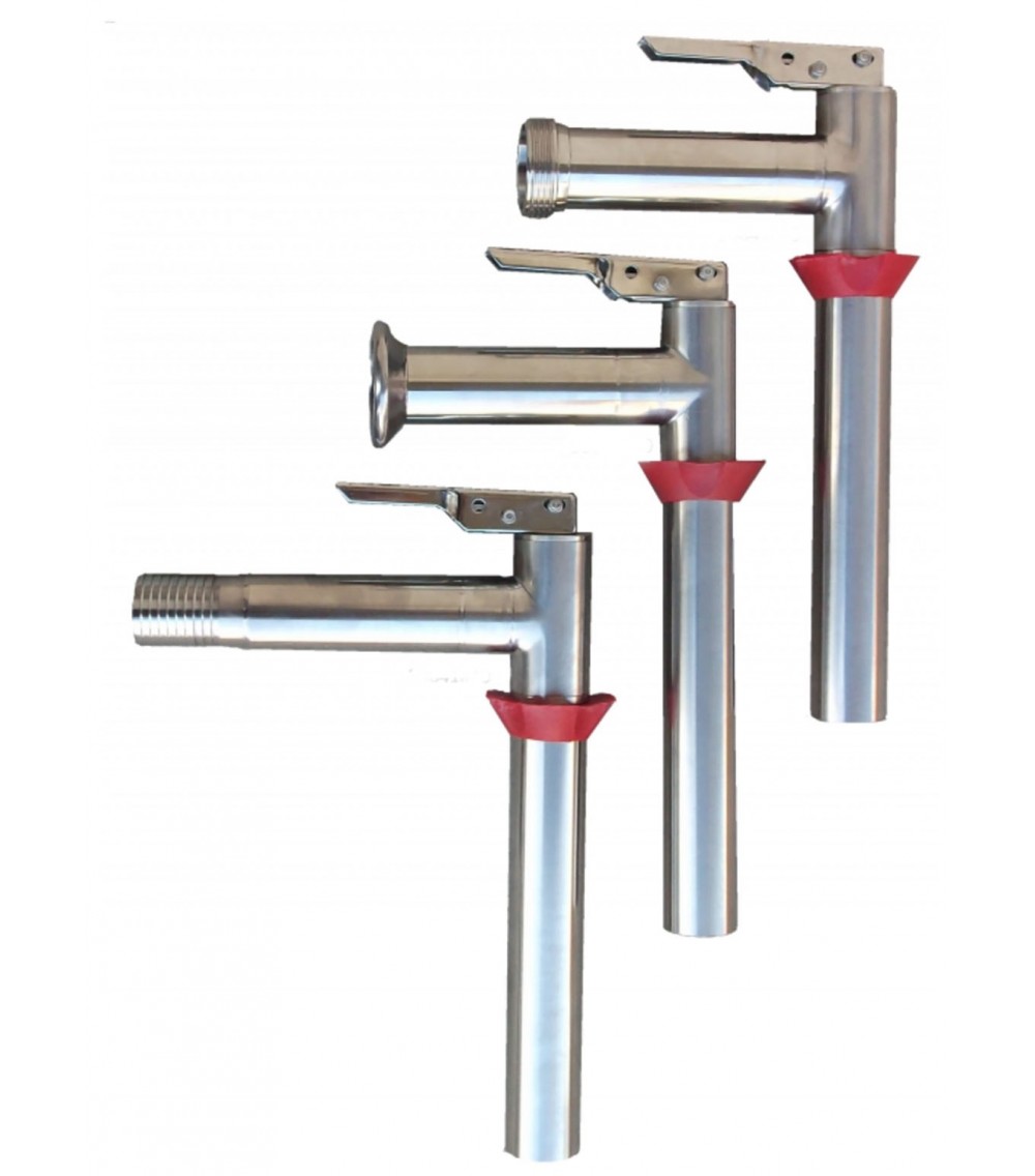 Pistola Riempitrice Inox A. 304 Versatore attacco 40 garolla / uscita 17,2 ridotto / L. tubo 150 Pistola Riempitrice Inox A. 304 Versatore attacco 40 garolla / uscita 17,2 ridotto / L. tubo 150