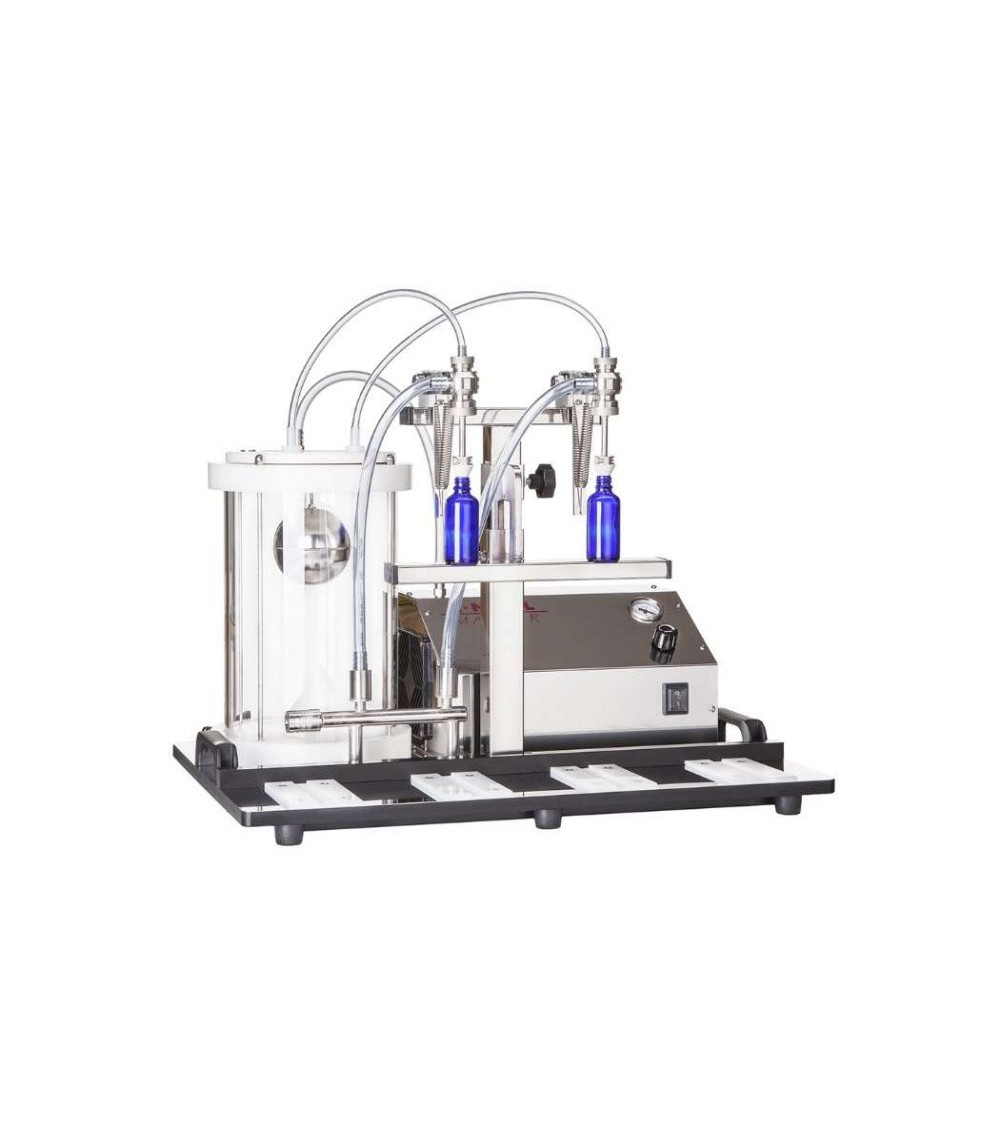 RIEMPITRICE A DEPRESSIONE ENOLMASTER 230V – 50 Hz CON 2 BECCHI MIGNON INOX RIEMPITRICE A DEPRESSIONE ENOLMASTER 230V – 50 Hz CON 2 BECCHI MIGNON INOX