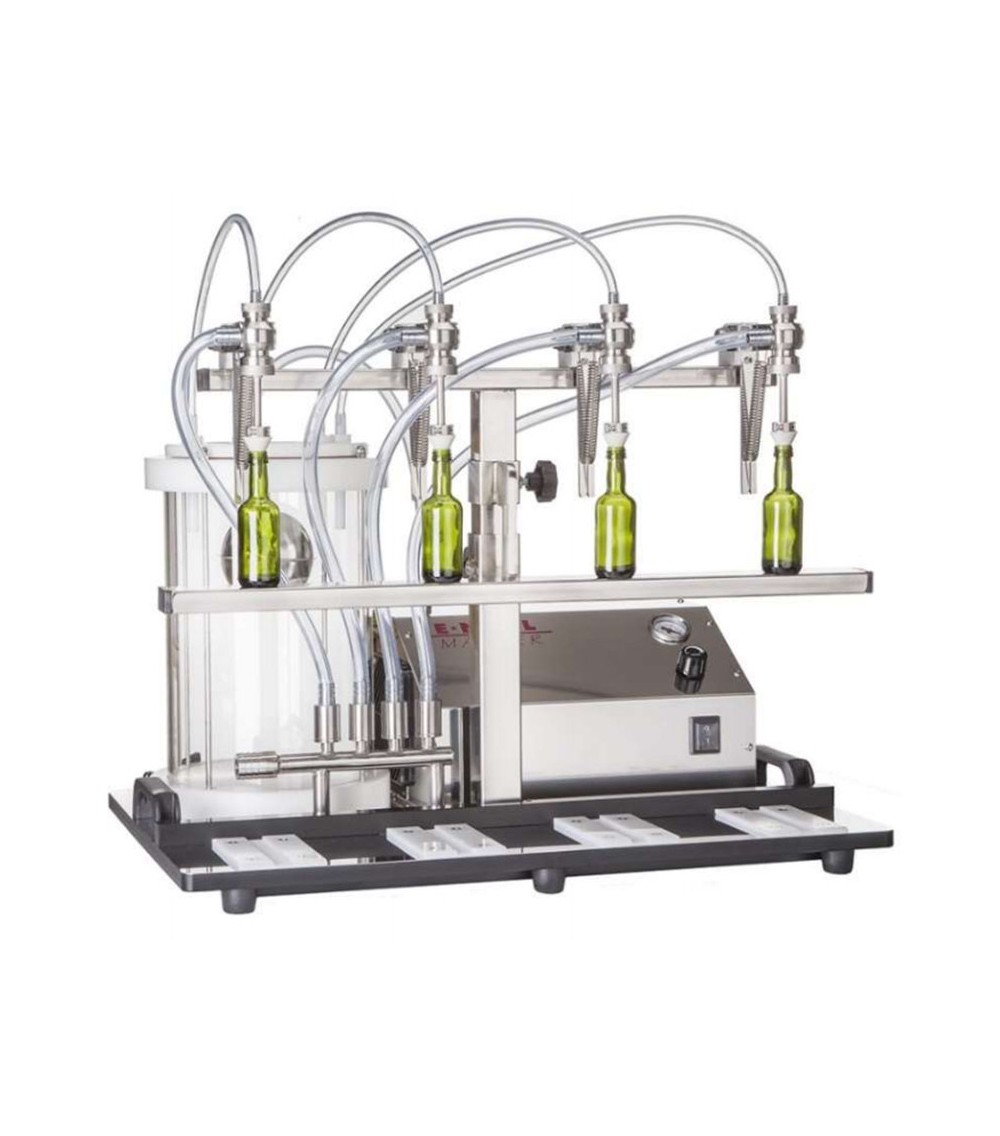 RIEMPITRICE A DEPRESSIONE ENOLMASTER 230V – 50 Hz CON 4 BECCHI MIGNON INOX RIEMPITRICE A DEPRESSIONE ENOLMASTER 230V – 50 Hz CON 4 BECCHI MIGNON INOX