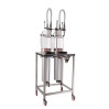 DOSATORE VOLUMETRICO VERTICALE BICILINDRICO DA 250 A 5000 ml BECCHI CON RETINE E CILINDRI INOX DOSATORE VOLUMETRICO VERTICALE BICILINDRICO DA 250 A 5000 ml BECCHI CON RETINE E CILINDRI INOX