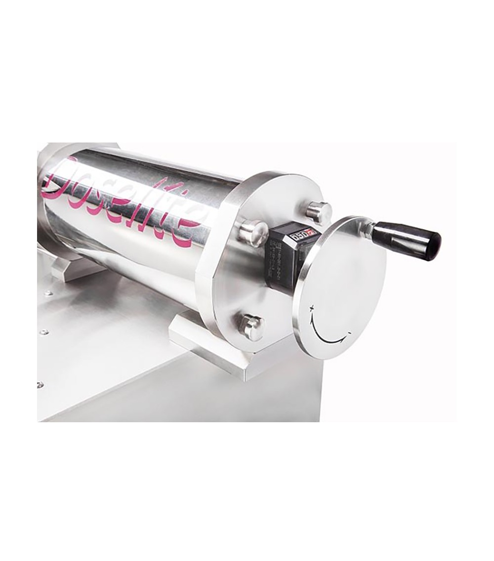 DOSATORE VOLUMETRICO DA BANCO PER DOSI DA 2 A 100 cc con valvola per densi DN15 DOSATORE VOLUMETRICO DA BANCO PER DOSI DA 2 A 100 cc con valvola per densi DN15