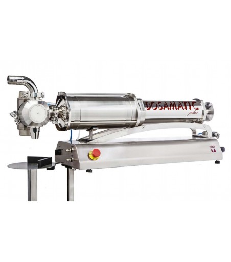 MONOBLOCCO SEMIAUTOMATICO PER DOSAGGIO, TAPPATURA VASETTI – SIRINGA DA  50 A 1500 cc