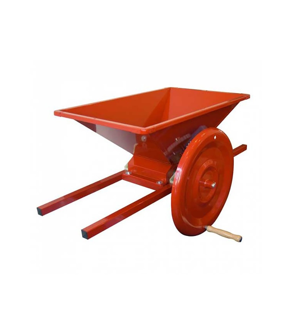 Pigiatrice a Mano tramoggia e agitatore Inox 300-500 Kg / h Pigiatrice a Mano tramoggia e agitatore Inox 300-500 Kg / h