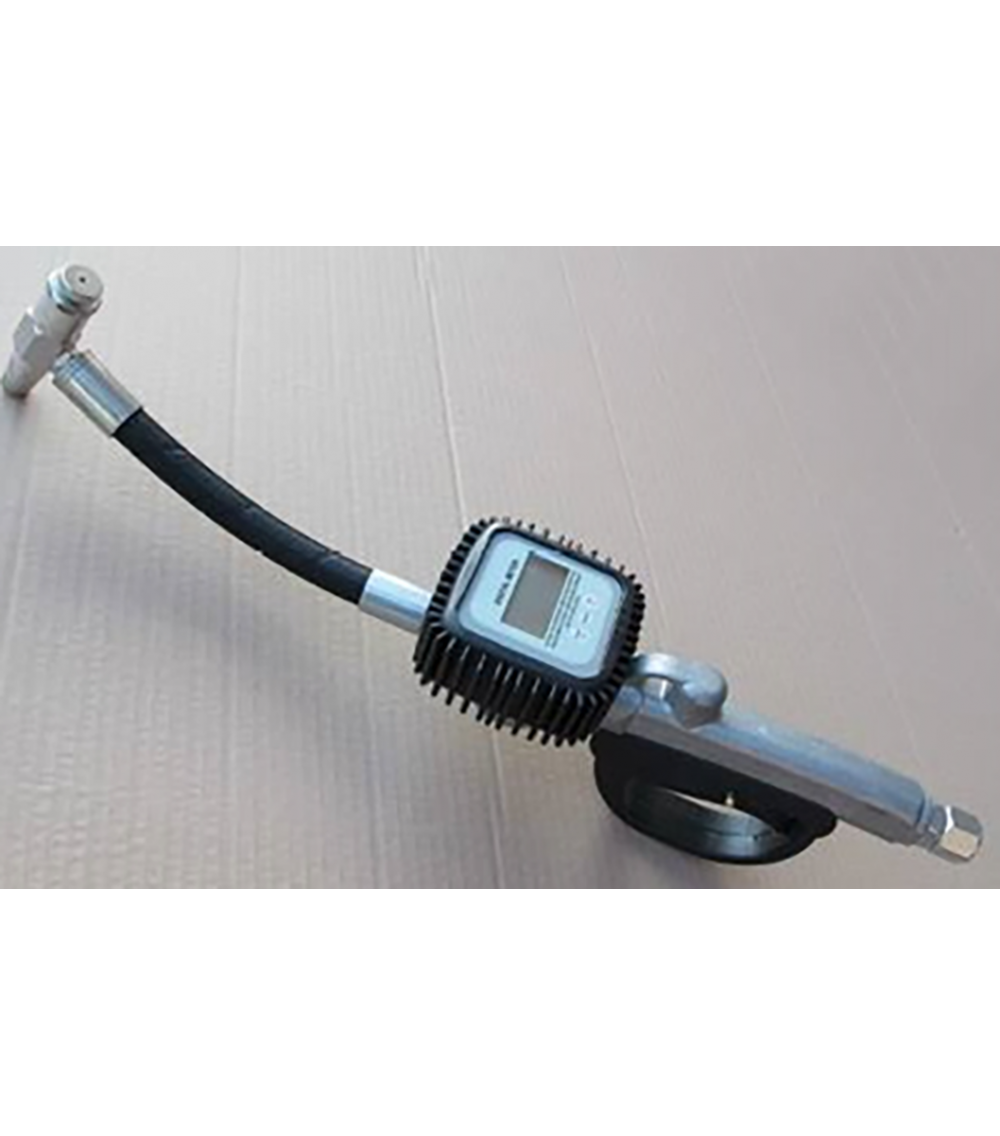 Pistola con contalitri digitale e predeterminatore di dosaggio Pistola con contalitri digitale e predeterminatore di dosaggio