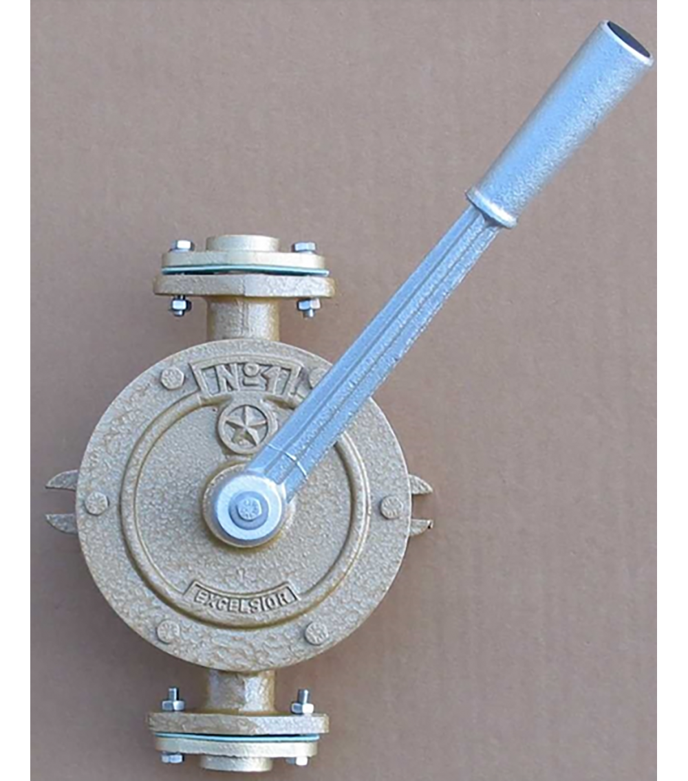 Pompa a mano semi-rotativa, auto-adescante Tenute in Viton 20 lt/min Pompa a mano semi-rotativa, auto-adescante Tenute in Viton 20 lt/min