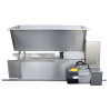Pigiadiraspatrice inox a rulli in alluminio con tramoggia in inox con coclea 1600-1800 kg/h Pigiadiraspatrice inox a rulli in alluminio con tramoggia in inox con coclea 1600-1800 kg/h