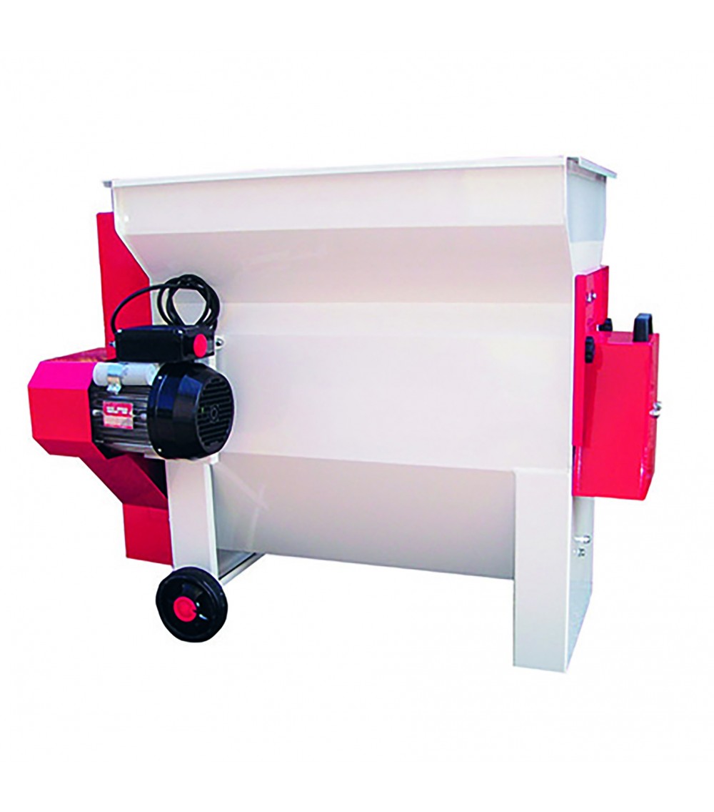 Diraspatrice in lamiera smaltata a motore con pompa centrifuga per travaso 2000 kg/h Diraspatrice in lamiera smaltata a motore con pompa centrifuga per travaso 2000 kg/h