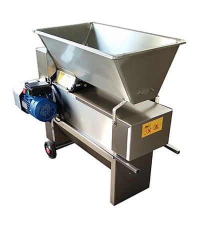 PIGIADIRASPATRICE SEMICENTRIFUGA INOX pompa centrifuga rulli in gomma 1500–1800 Kg/h