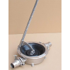 Pompa a mano autoadescante aisi 304, a semplice effetto a membrana 120 lt/min Pompa a mano autoadescante aisi 304, a semplice effetto a membrana 120 lt/min