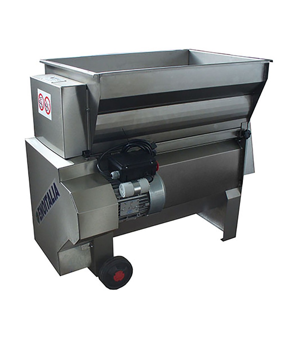 Diraspatrice inox a motore con pompa centrifuga 2000 kg/h Diraspatrice inox a motore con pompa centrifuga 2000 kg/h