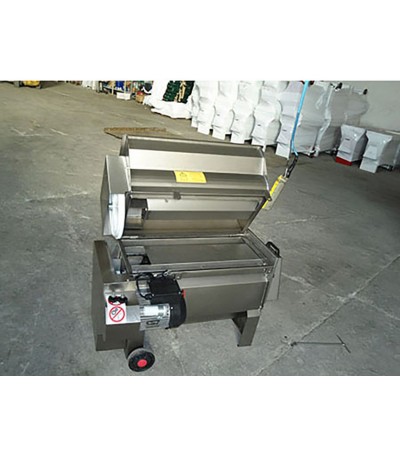 Diraspatrice inox a motore con pompa centrifuga 2000 kg/h