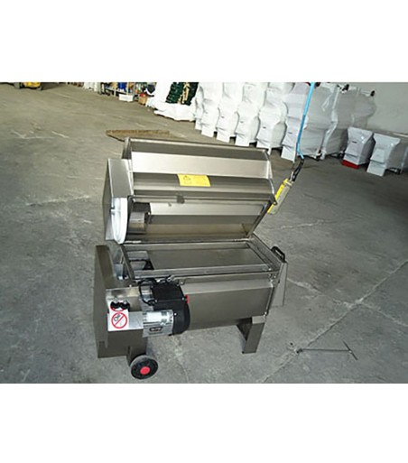Diraspatrice inox a motore con pompa centrifuga 2000 kg/h