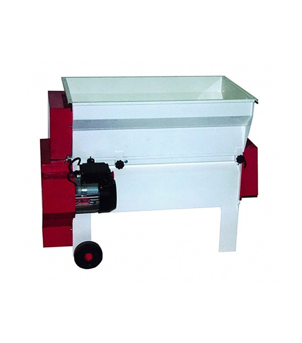 Diraspatrice in lamiera smaltata a motore con pompa centrifuga 2000 kg/h Diraspatrice in lamiera smaltata a motore con pompa centrifuga 2000 kg/h