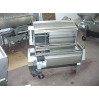 Diraspatrice inox a motore con rulli in gomma e pompa centrifuga 2000-2300 kg/h