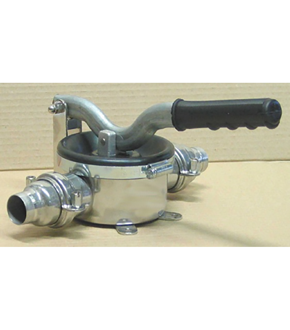 Pompa a mano autoadescante Inox Aisi 304, a semplice effetto a membrana 40 lt/min