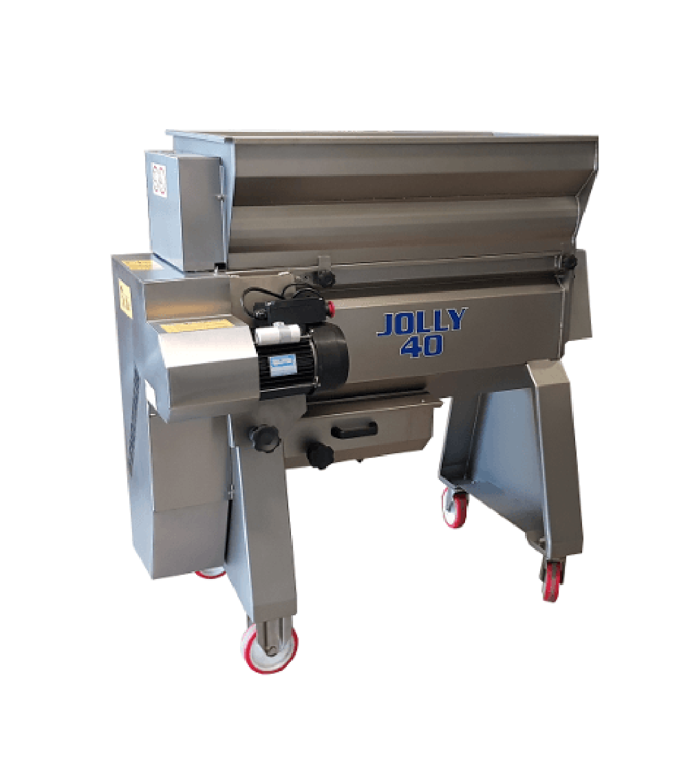 Diraspa-pigiatrice semi-centrifuga inox Monofase 2000-4000 Kg/h