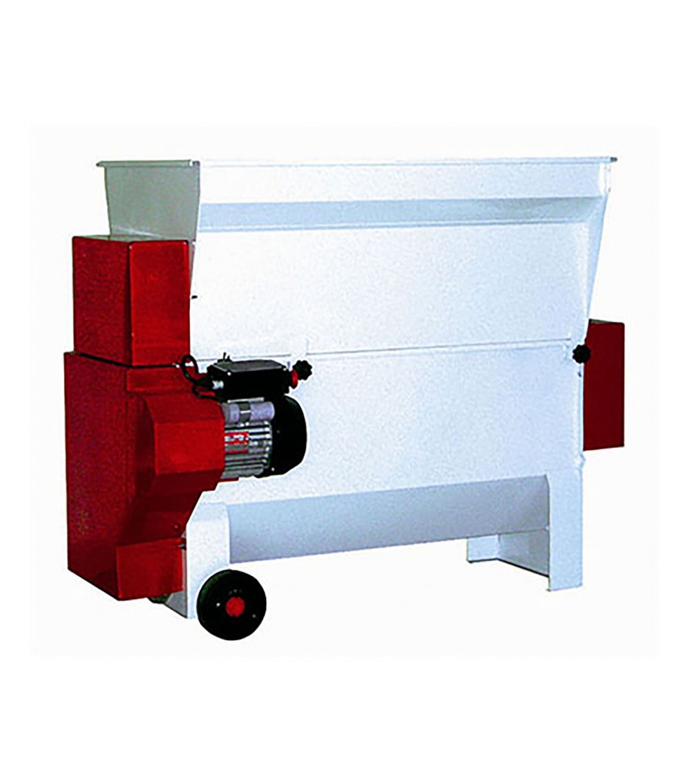 PIGIADIRASPATRICE SEMICENTRIFUGA in lamiera smaltata, completa di cassonetto 2000-2300 Kg/h PIGIADIRASPATRICE SEMICENTRIFUGA in lamiera smaltata, completa di cassonetto 2000-2300 Kg/h