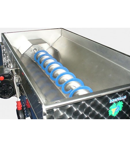 DIRASPATRICE CENTRIFUGA in lamiera smaltata, completa di cassonetto 4500-5500 Kg/h