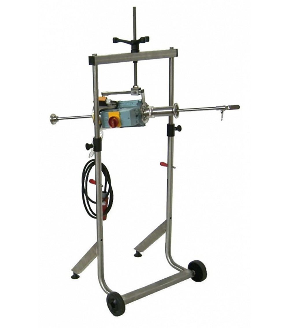 Sostegno telescopico inox per miscelatore h min 400 max 1200