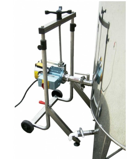 Sostegno telescopico inox per miscelatore h min 400 max 1200