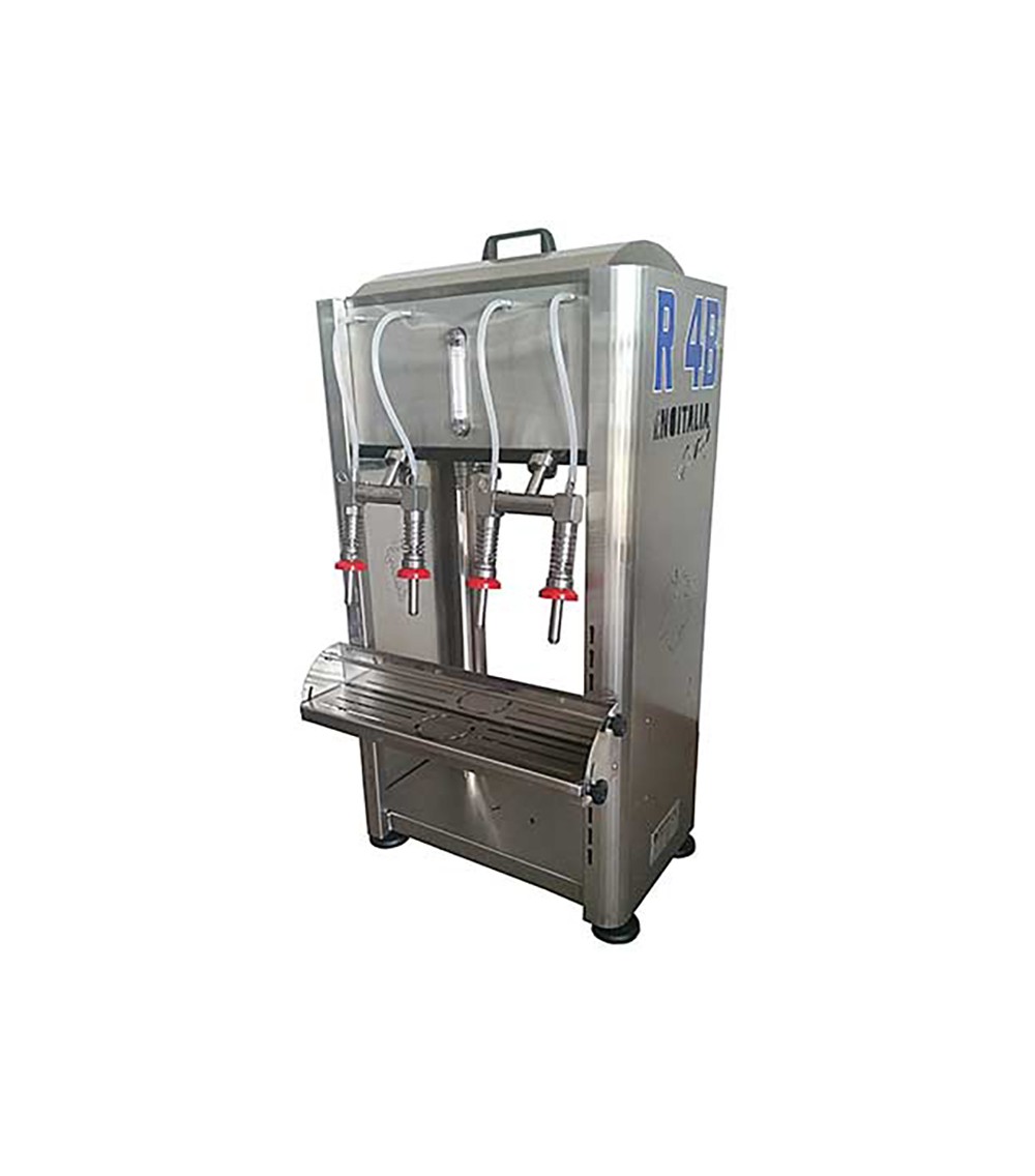 Riempitrice a gravitazione per liquidi a base alcolica 4 BECCHELLI - 670 lt/h Riempitrice a gravitazione per liquidi a base alcolica 4 BECCHELLI - 670 lt/h