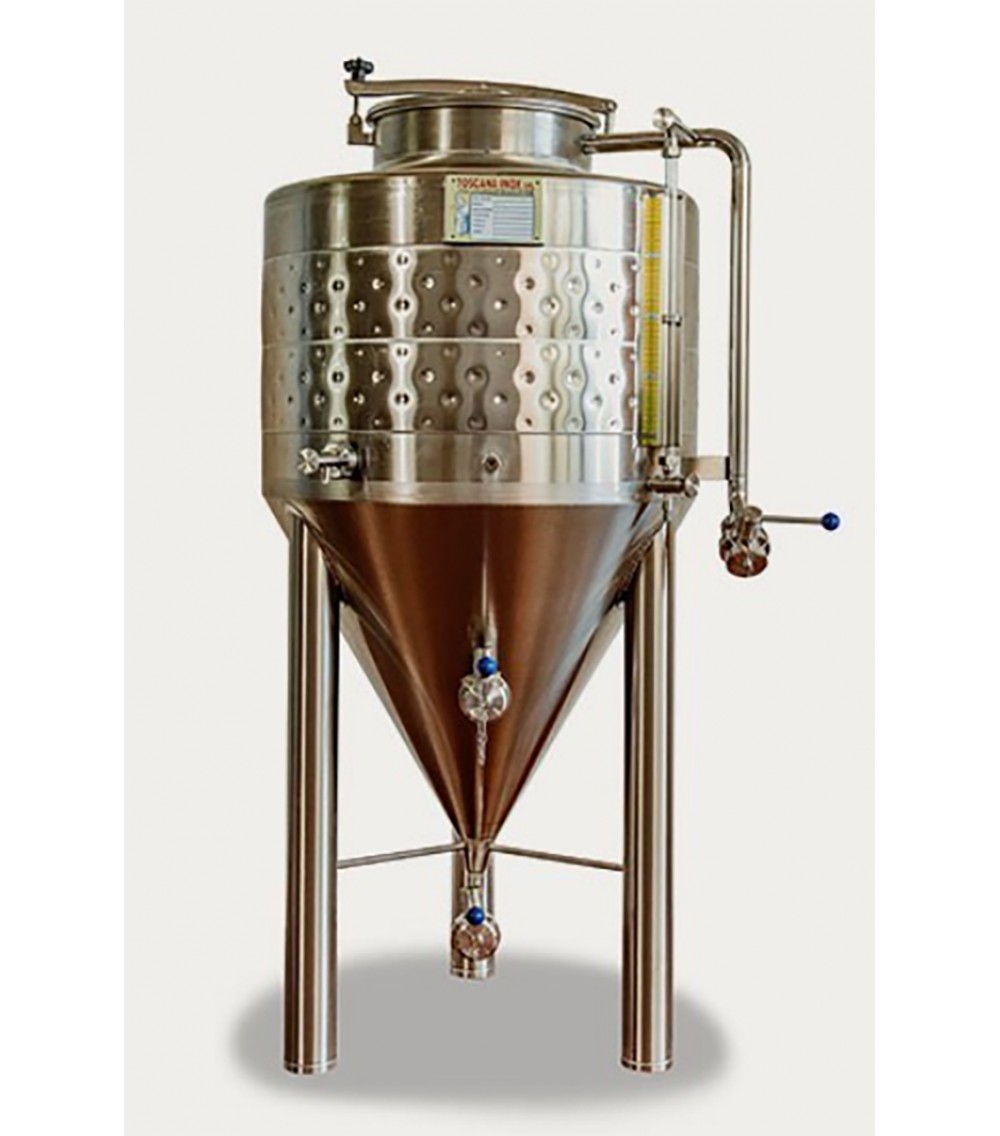 Fermentatore Isobarico 1.800 lt. INOX di forma cilindrica verticale Fermentatore Isobarico 1.800 lt. INOX di forma cilindrica verticale