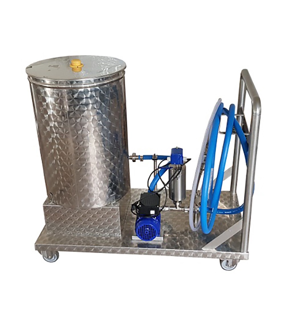 Impianto colmatura barrique