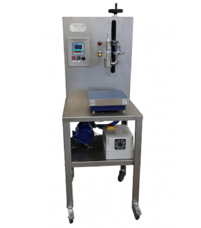 RIEMPITRICE A BILANCIA per riempimento liquidi densi o con solidi in sospensione Pompa  4500 lt/h