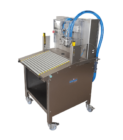 RIEMPITRICE BAG IN BOX PER LIQUIDI CALDI con pompa 4.500 lt/h