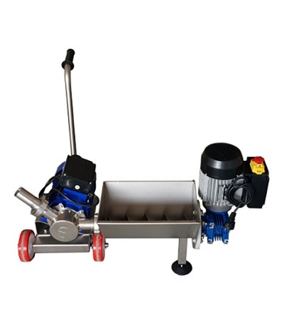 Vasca Motorizzata con sonde di livello automatiche, pompa e tramoggia 2000 Kg/h