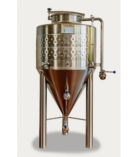 Fermentatore Isobarico 2.400 lt. INOX di forma cilindrica verticale