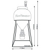 Fermentatore plastica conico 11 litri Fermentatore plastica conico 11 litri